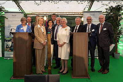 [Translate to Dutch:] Princess Astrid marked the start of construction of Rivenhall